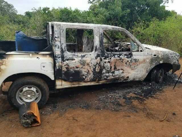 MAN, WIFE, SON SHOT DEAD AND  BURNT BY GUNMEN IN PRAMPRAM