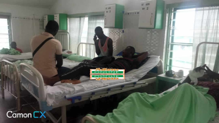 NPP MP, party executives beaten at Breman Asikuma in the Central Region .