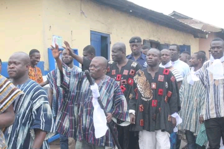 Tema East MP and Deputy Minister for Transport Hon Daniel Nii Kwrtei Titus Glover as the Mampong Asomkahene.