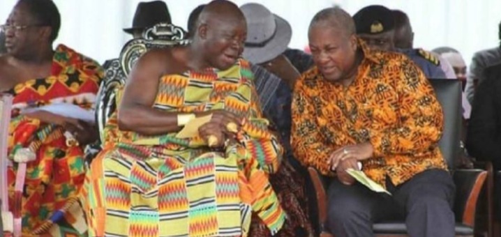 Tell Ghanaians you won’t repeat past mistakes – Asantehene to Mahama