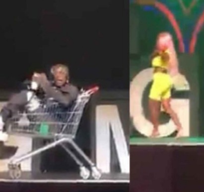 VGMA21: Kofi Mole falls on stage during performance