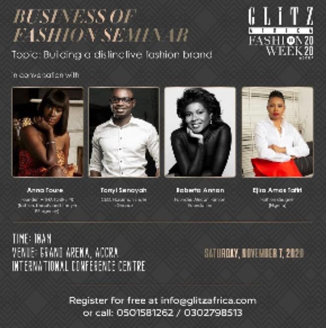 Business of Fashion Seminar at Glitz Africa Fashion Week 2020.