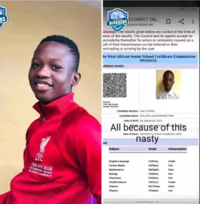 A boy take his life after checking his third WAEC results.