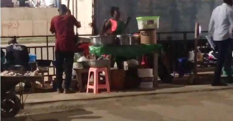 Father, daughter fined GHC420 for pounding fufu under Pokuase Interchange