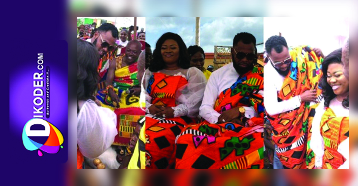 Rev Obofour & wife enstooled as Aboafuohene and Aboafuohemaa at Tepa