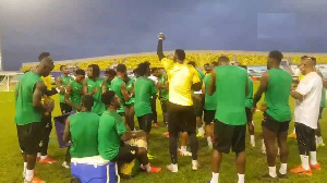 WATCH: Black Stars in high spirits during ‘jama’ session.